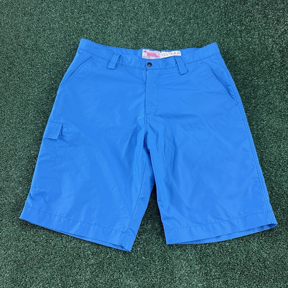 J. Lindeberg Shorts Men's‎ Future Sports Golf Size 34 Blue